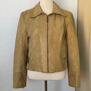 Dimension Vintage Genuine Leather SnakeSkin Jacket